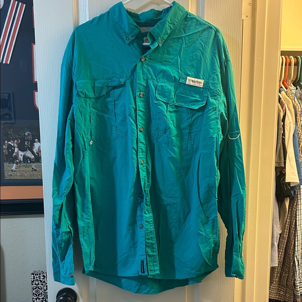 Magellan Men's Long Sleeve Button Up